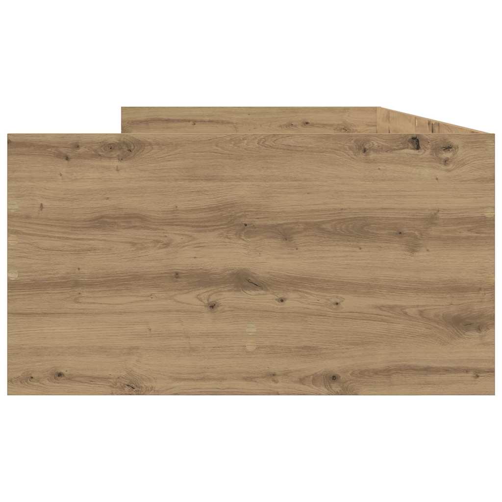 vidaXL Σκελετός Κρεβατιού Artisan Oak 90 x 200 cm Στερεά ξυλεία πεύκου