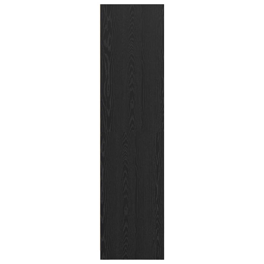 vidaXL Ντουλάπι Μαύρη Οξυά 100 x 50 x 200 εκ Επεξεργασμένο ξύλο