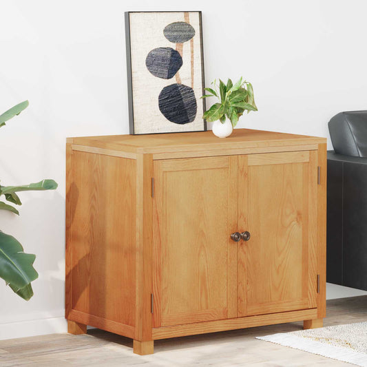 vidaXL Ντουλαπιού με πόρτα Καφέ 78 x 50 x 70 εκ Επεξεργασμένο ξύλο