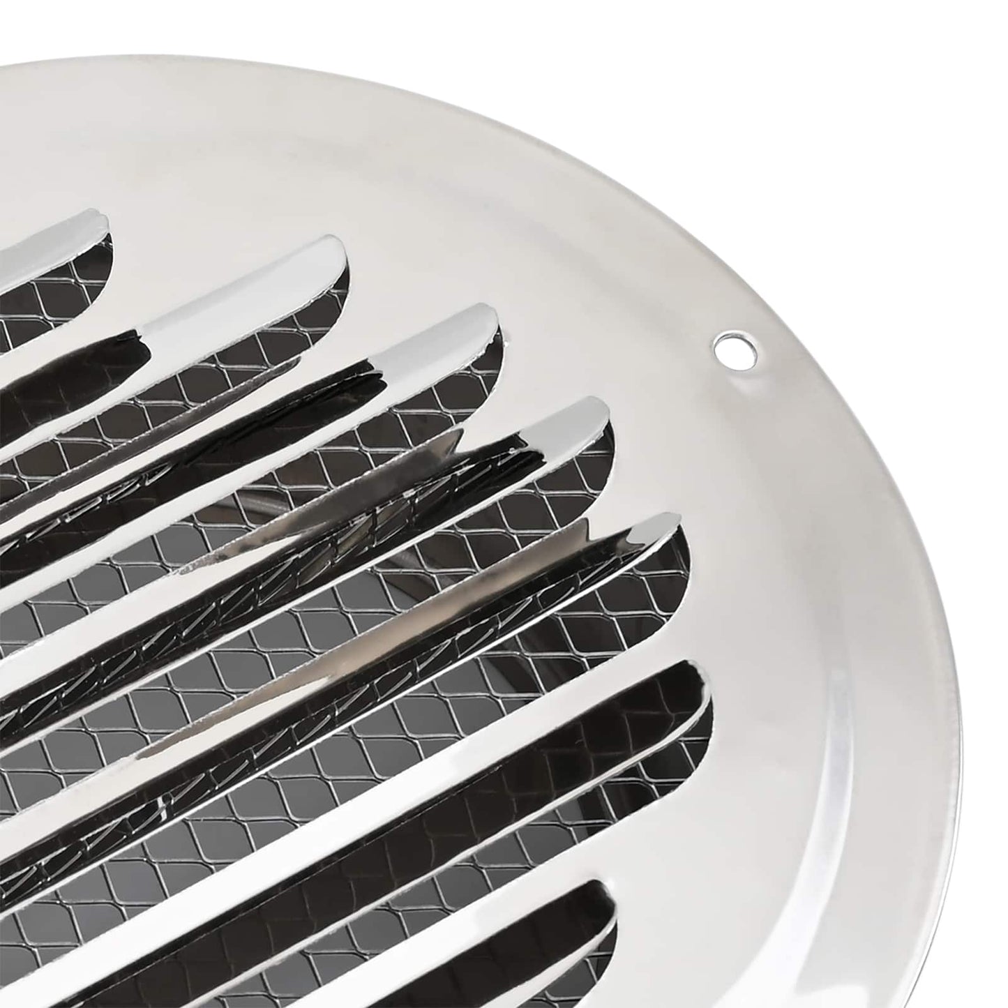vidaXL Καπάκια Αερισμού 4 pcs Ασημί 80 mm Ανοξείδωτο ατσάλι