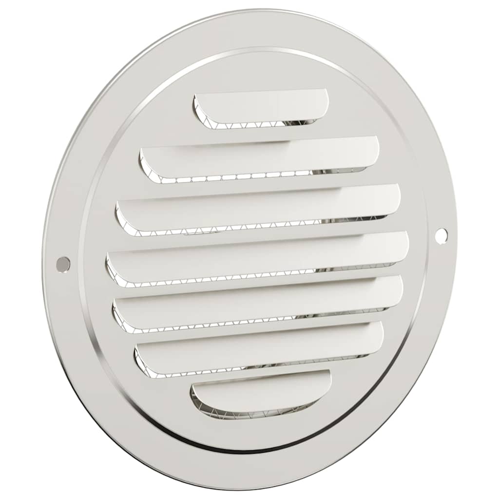vidaXL Καπάκια Αερισμού 4 pcs Ασημί 100 mm Ανοξείδωτο ατσάλι