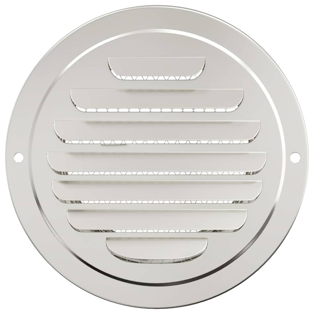 vidaXL Καπάκια Αερισμού 4 pcs Ασημί 100 mm Ανοξείδωτο ατσάλι