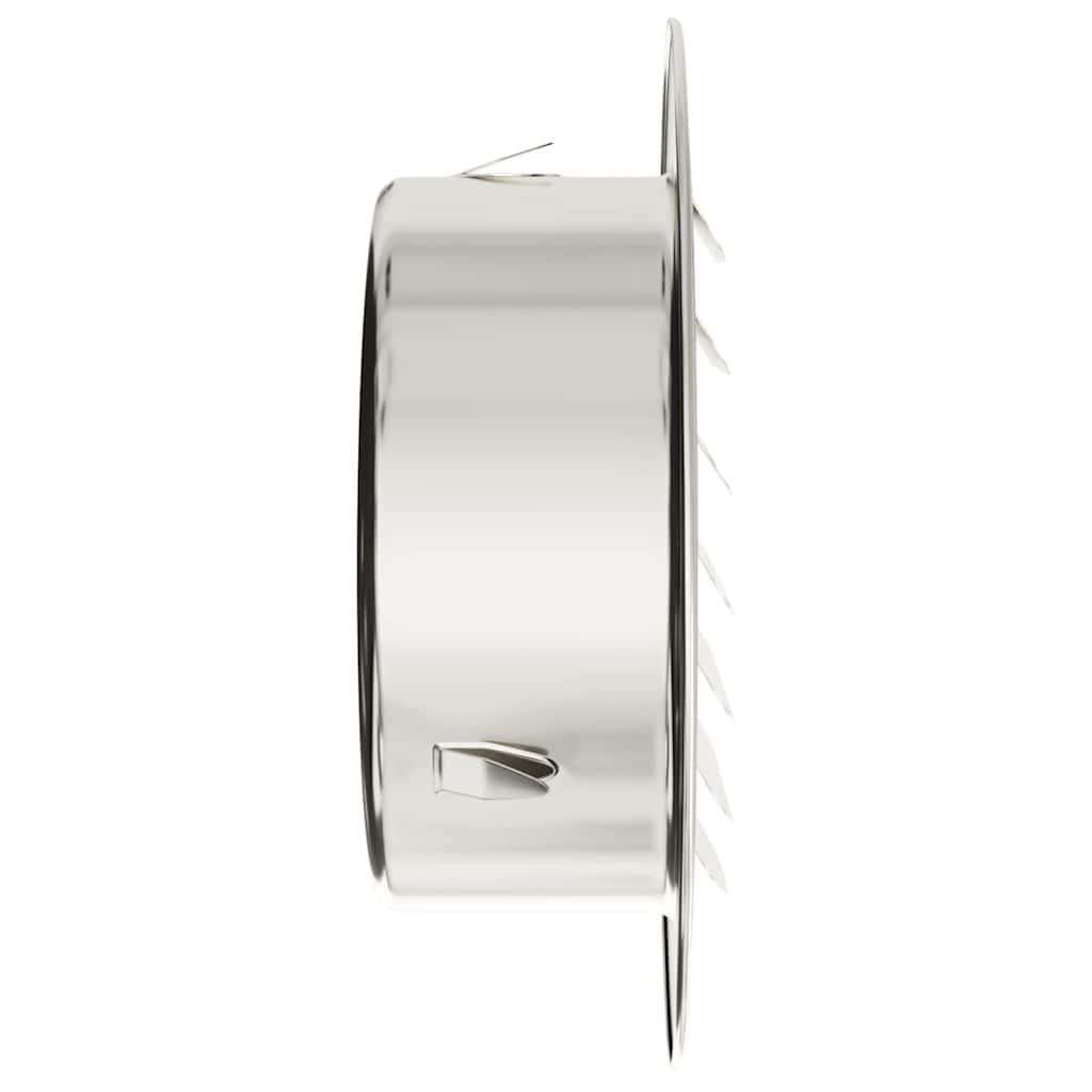 vidaXL Καπάκια Αερισμού 4 pcs Ασημί 100 mm Ανοξείδωτο ατσάλι