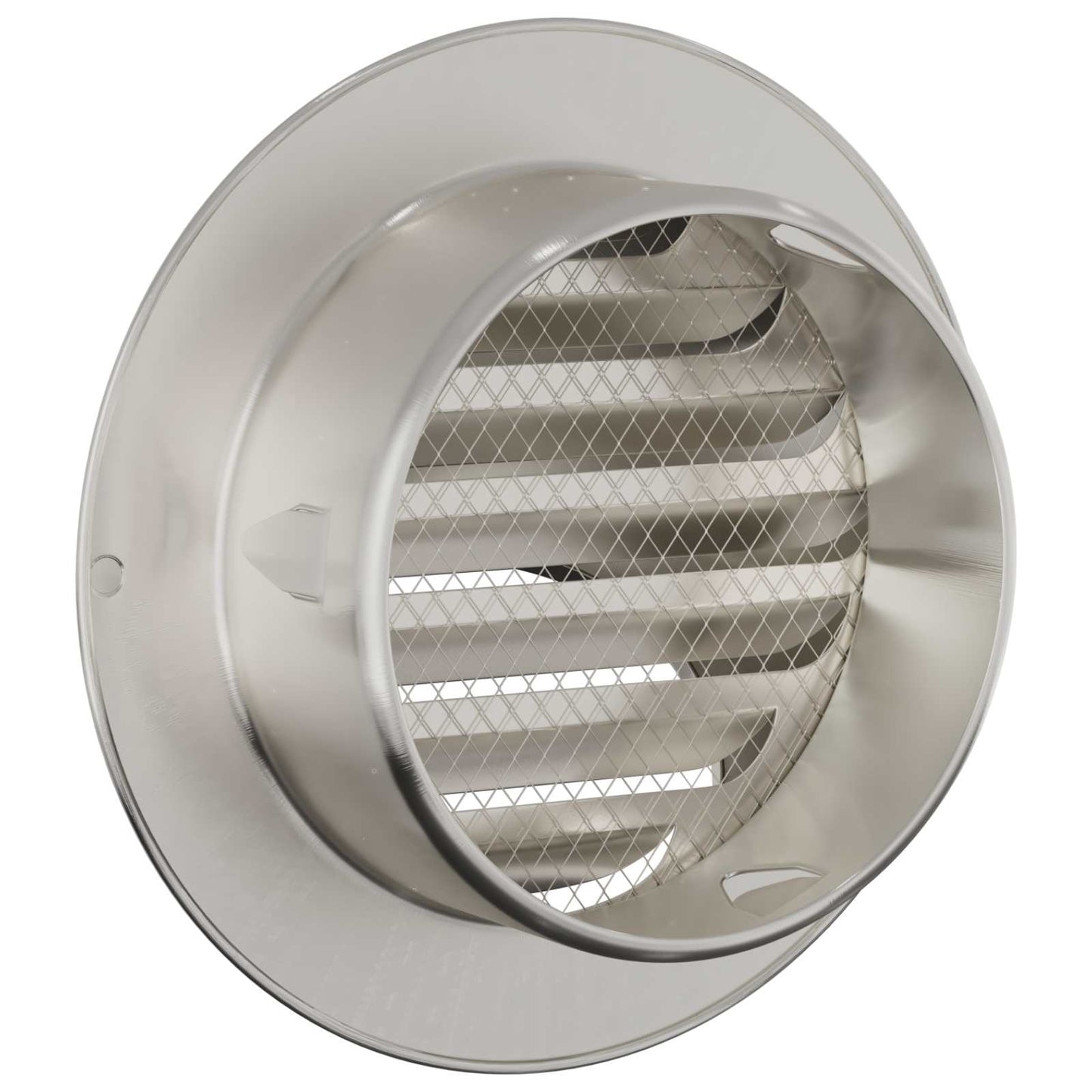 vidaXL Καπάκια Αερισμού 8 pcs Ασημί 80 mm Ανοξείδωτο ατσάλι