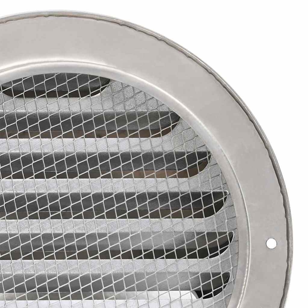vidaXL Καπάκια Αερισμού 2 pcs Ασημί 150 mm Ανοξείδωτο ατσάλι