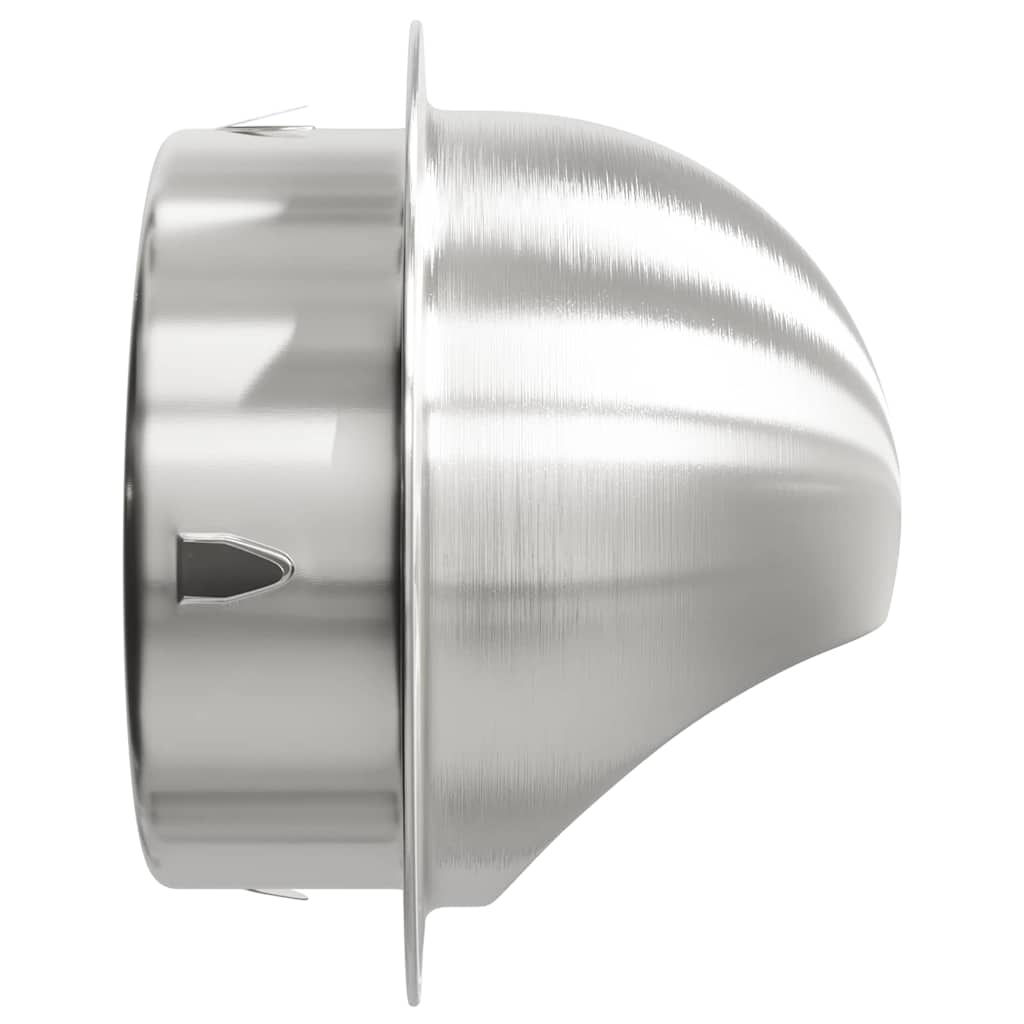 vidaXL Καπάκια Αερισμού 2 pcs Ασημί 150 mm Ανοξείδωτο ατσάλι