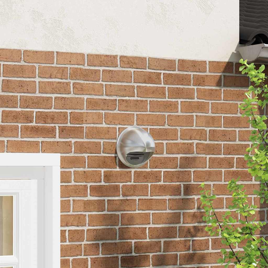 vidaXL Καπάκια Αερισμού 2 pcs Ασημί 200 mm Ανοξείδωτο ατσάλι