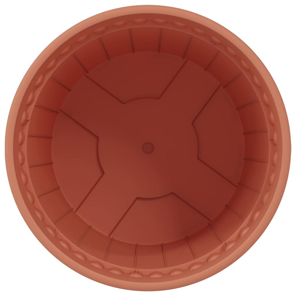 vidaXL Στρογγυλή Γλάστρα Λουλουδιών 24 pcs Κεραμιδί Ø 19 x 16 εκ