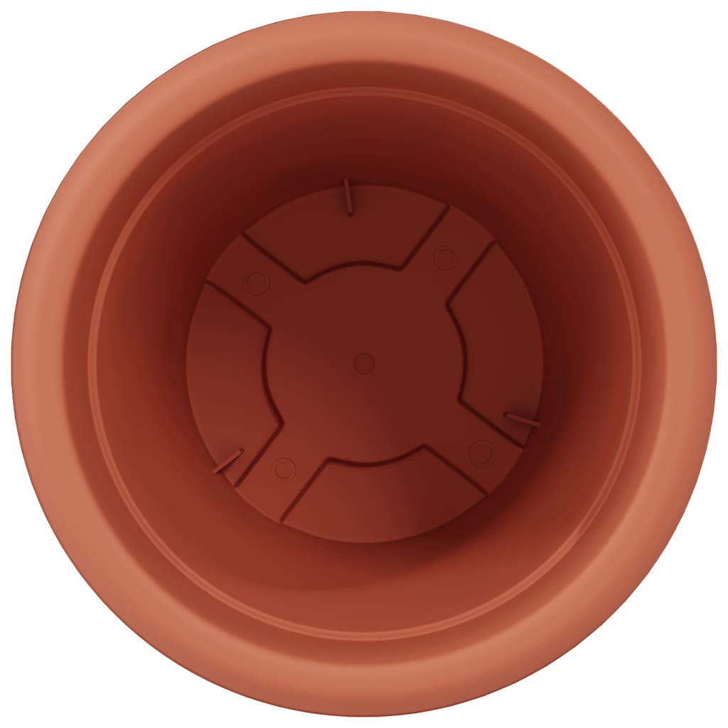 vidaXL Στρογγυλή Γλάστρα Λουλουδιών 6 pcs Κεραμιδί Ø 26 x 21.5 εκ.