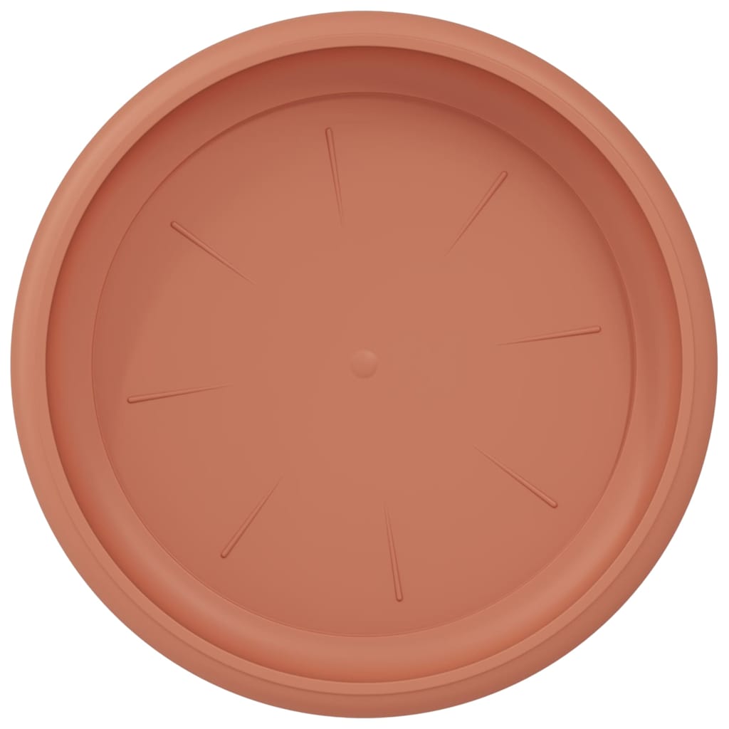 vidaXL Στρογγυλός Δίσκος Λουλουδιών 6 pcs Κεραμιδί Ø 14 x 2 εκ