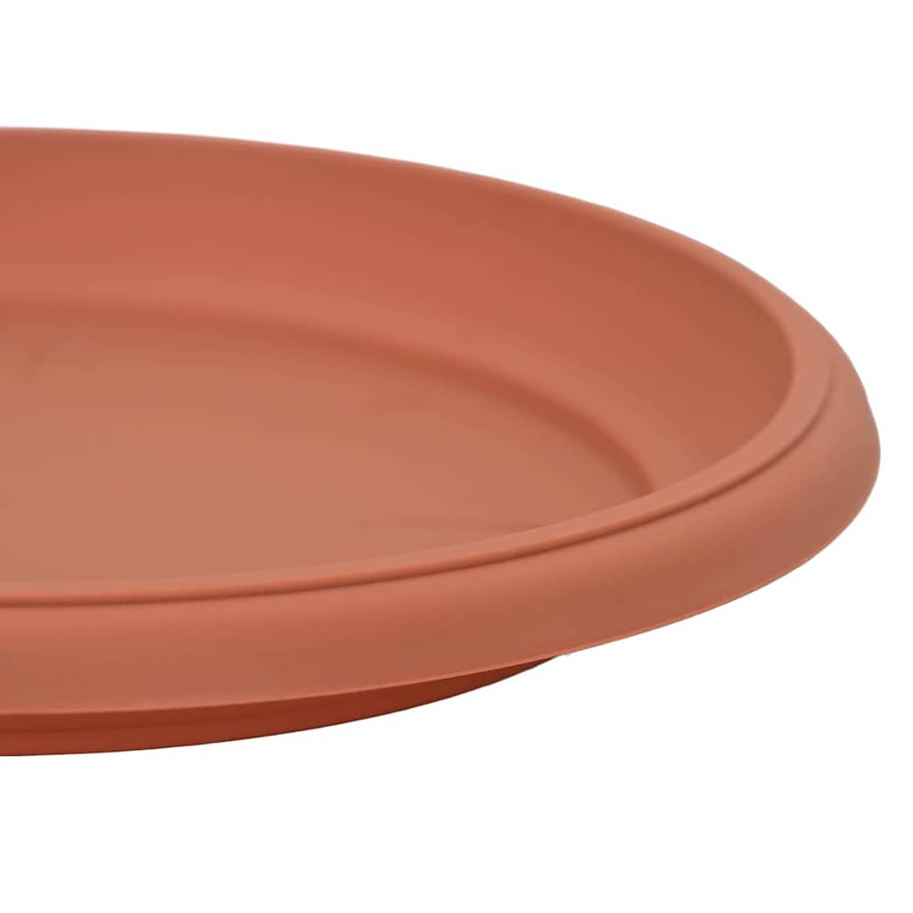 vidaXL Στρογγυλός Δίσκος Λουλουδιών 6 pcs Κεραμιδί Ø 23,5 x 2,5 εκ