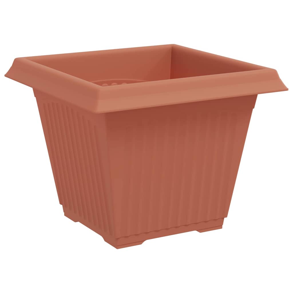 vidaXL Τετράγωνη Γλάστρα για Λουλούδια 6 pcs Κεραμιδί 38 x 38 x 30 εκ