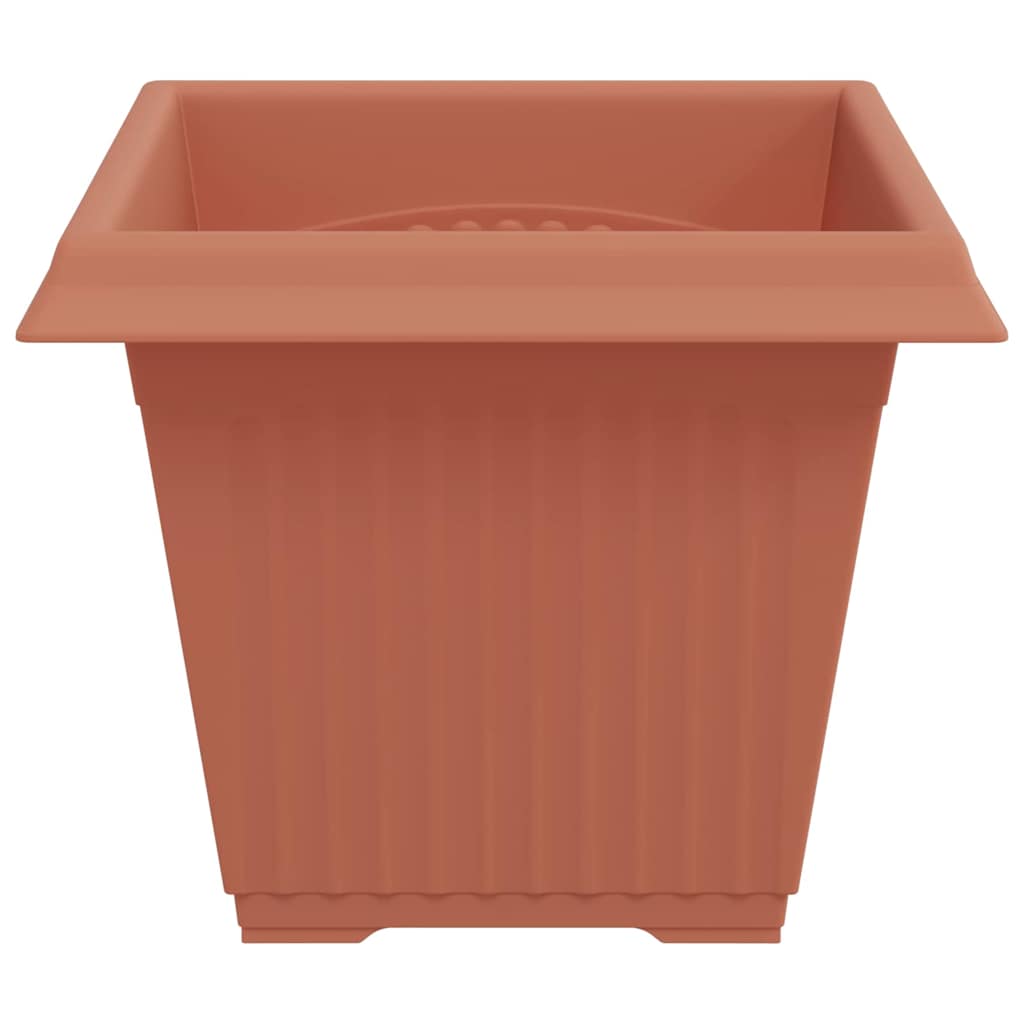 vidaXL Τετράγωνη Γλάστρα για Λουλούδια 6 pcs Κεραμιδί 38 x 38 x 30 εκ