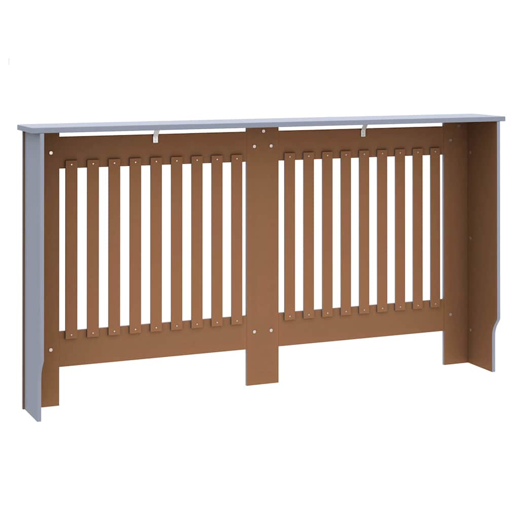 vidaXL Καπάκι Καλοριφέρ 2 pcs Γκρι 152 x 19 x 81,5 cm