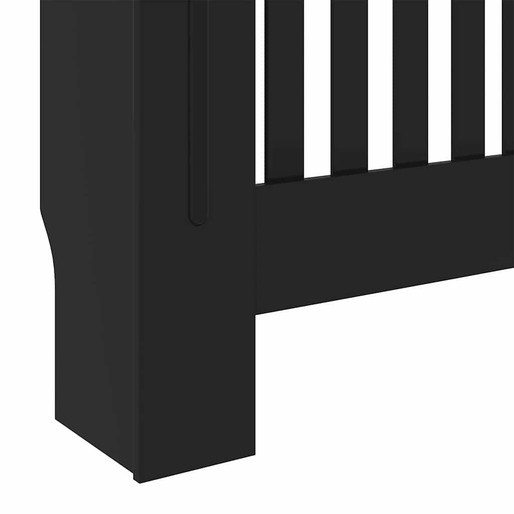 vidaXL Καπάκι Καλοριφέρ Μαύρο 78 x 19 x 81,5 εκ. Επεξεργασμένο Ξύλο