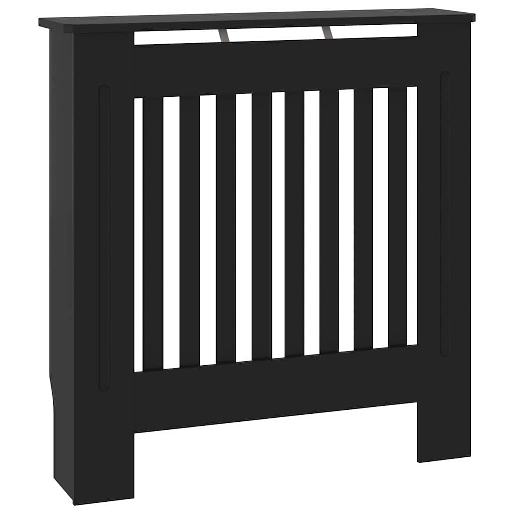 vidaXL Καπάκι Καλοριφέρ Μαύρο 78 x 19 x 81,5 εκ. Επεξεργασμένο Ξύλο