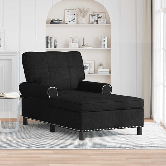 vidaXL Χαλάρωση Μαύρο ύφασμα 91 x 157 x 91 εκ.