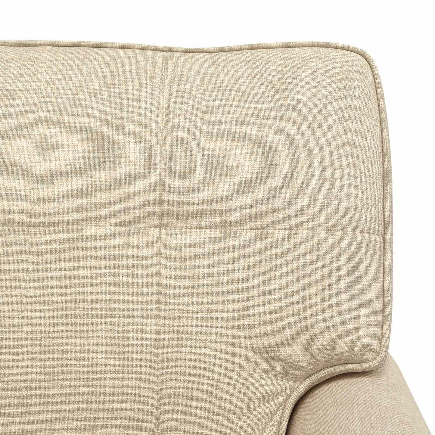 vidaXL Χαλάρωση με μαξιλάρι Κρεμ 91 x 157 x 91 εκ. ύφασμα