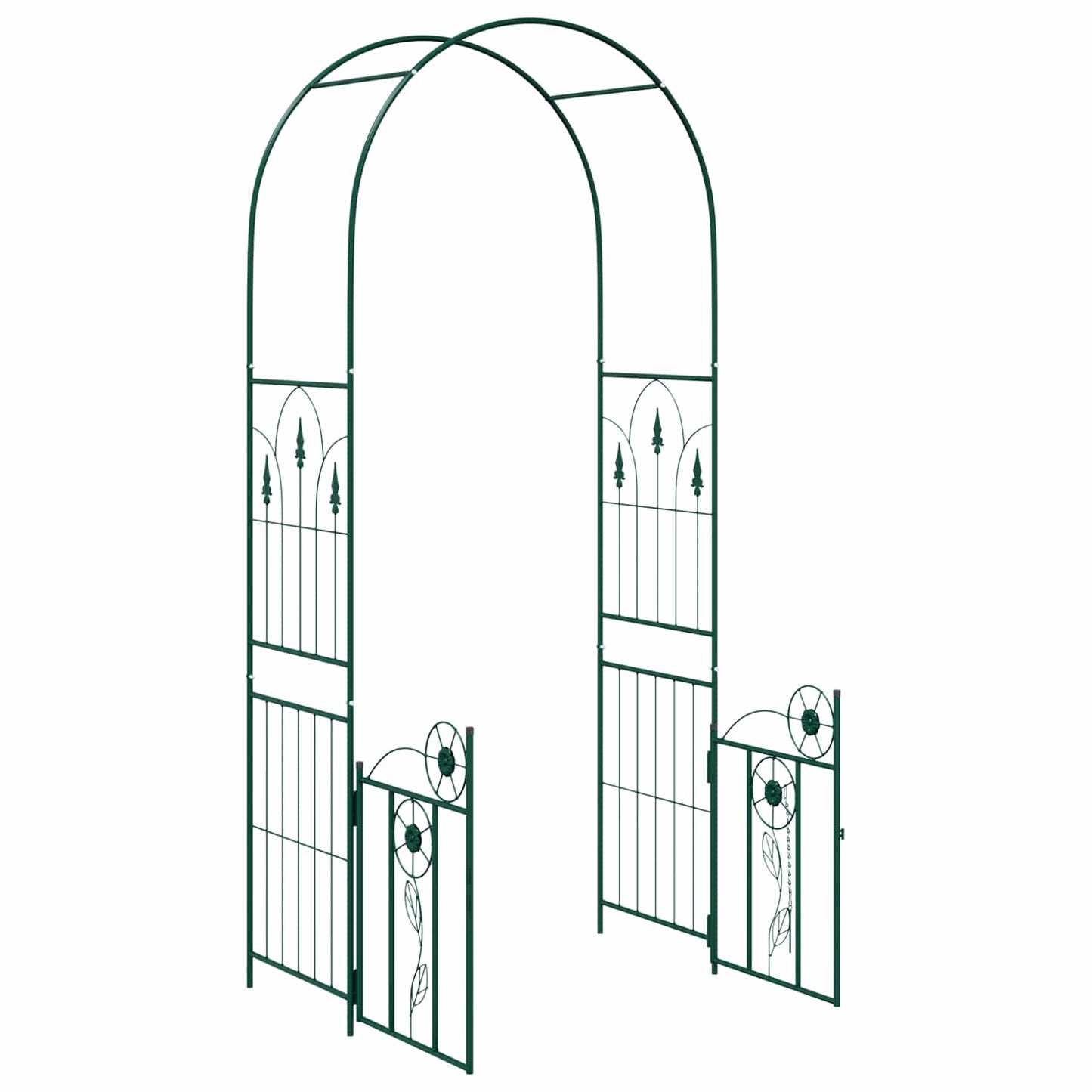 vidaXL Κήπος Αψίδα Μονόχρωμο Πράσινο 102 x 50 x 218 εκ.