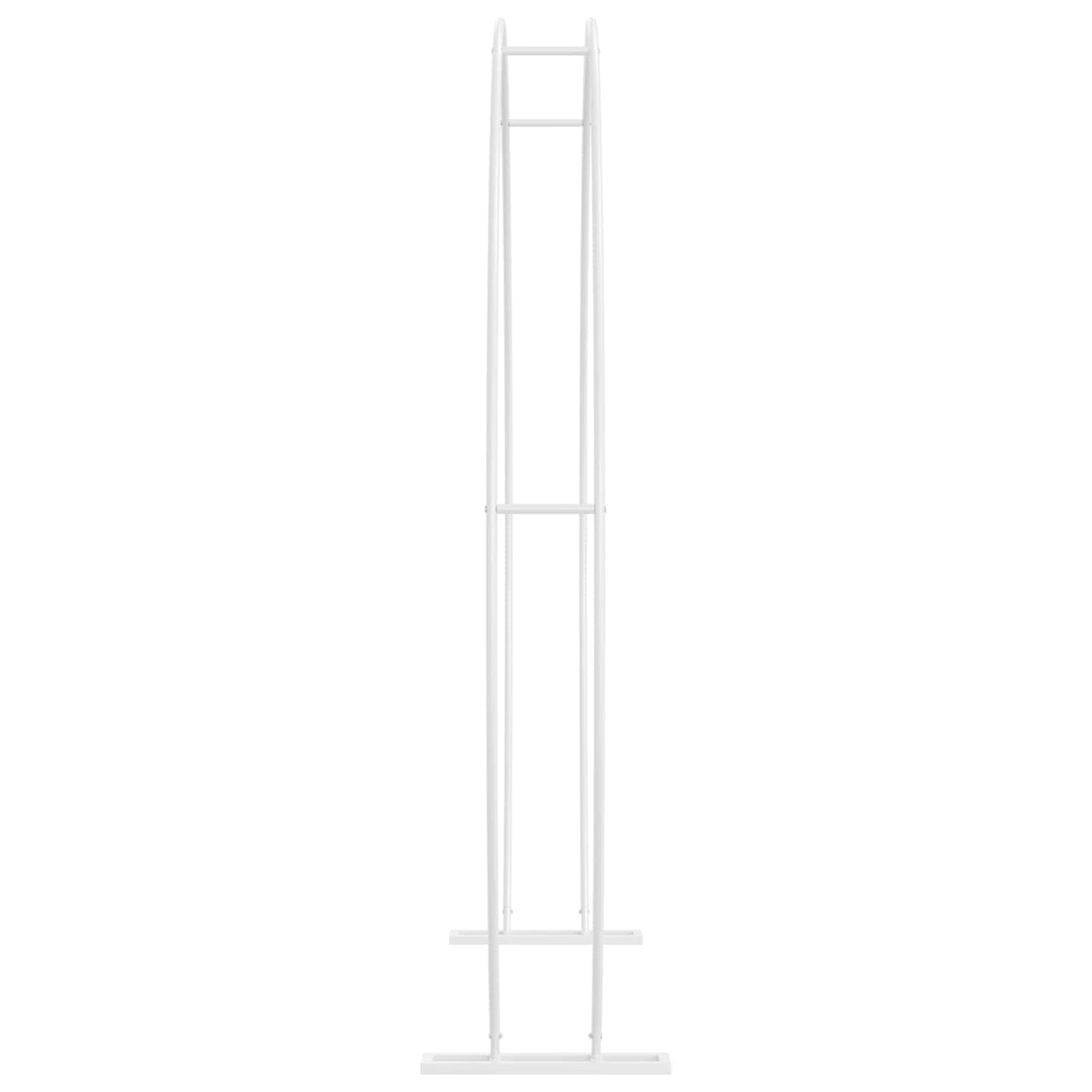 vidaXL Αψίδα Γάμου Λευκό 223 x 45 x 201 εκ. Ατσάλι