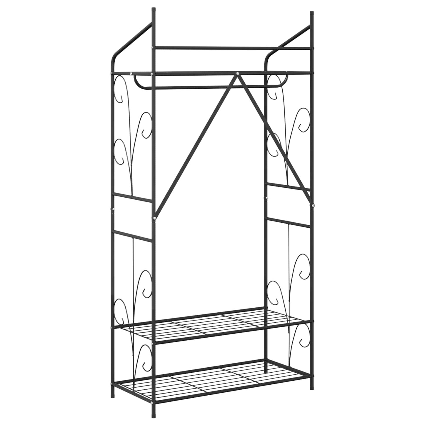 vidaXL Ανοιχτή Ντουλάπα Μονόχρωμο