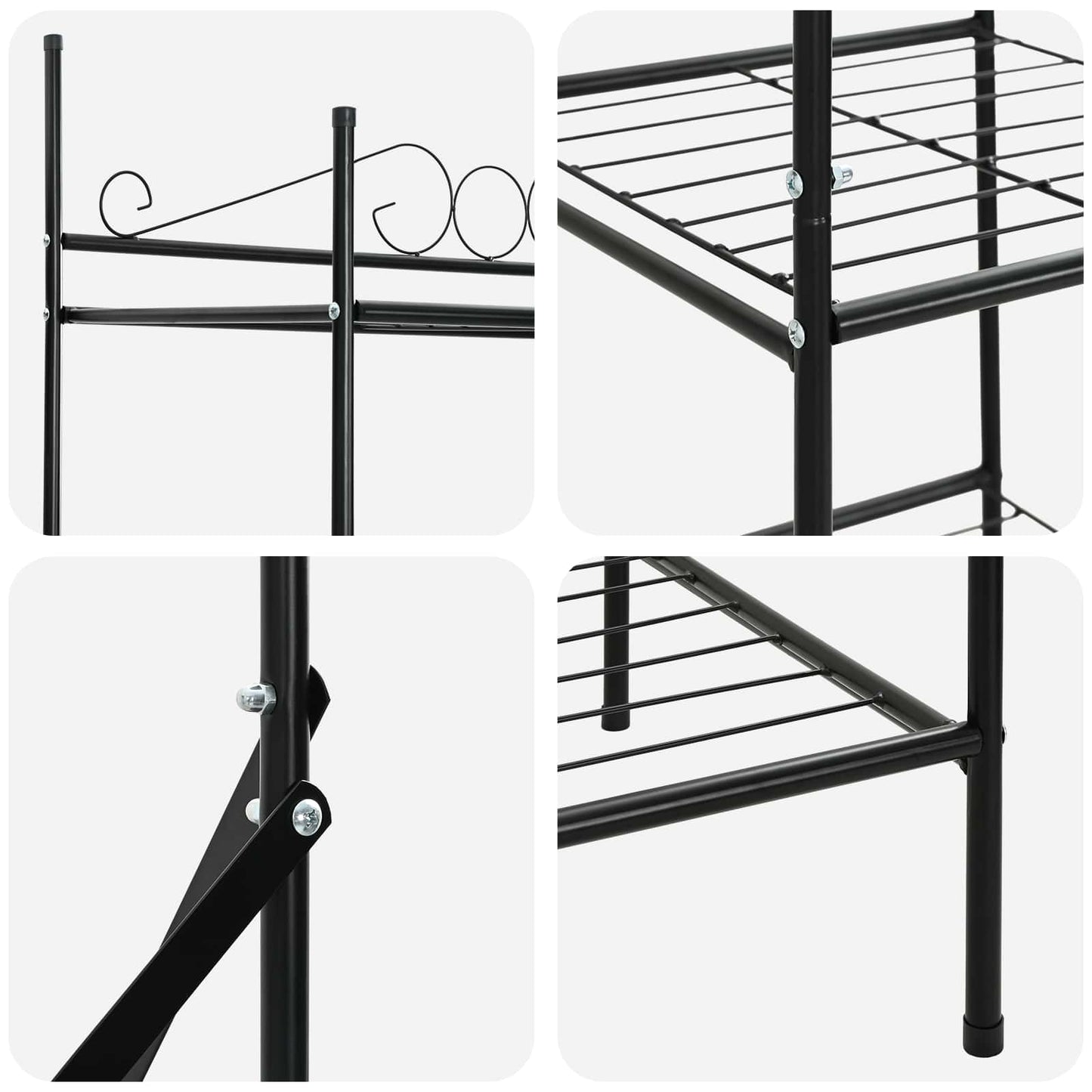 vidaXL Ανοιχτή Ντουλάπα Μονόχρωμο