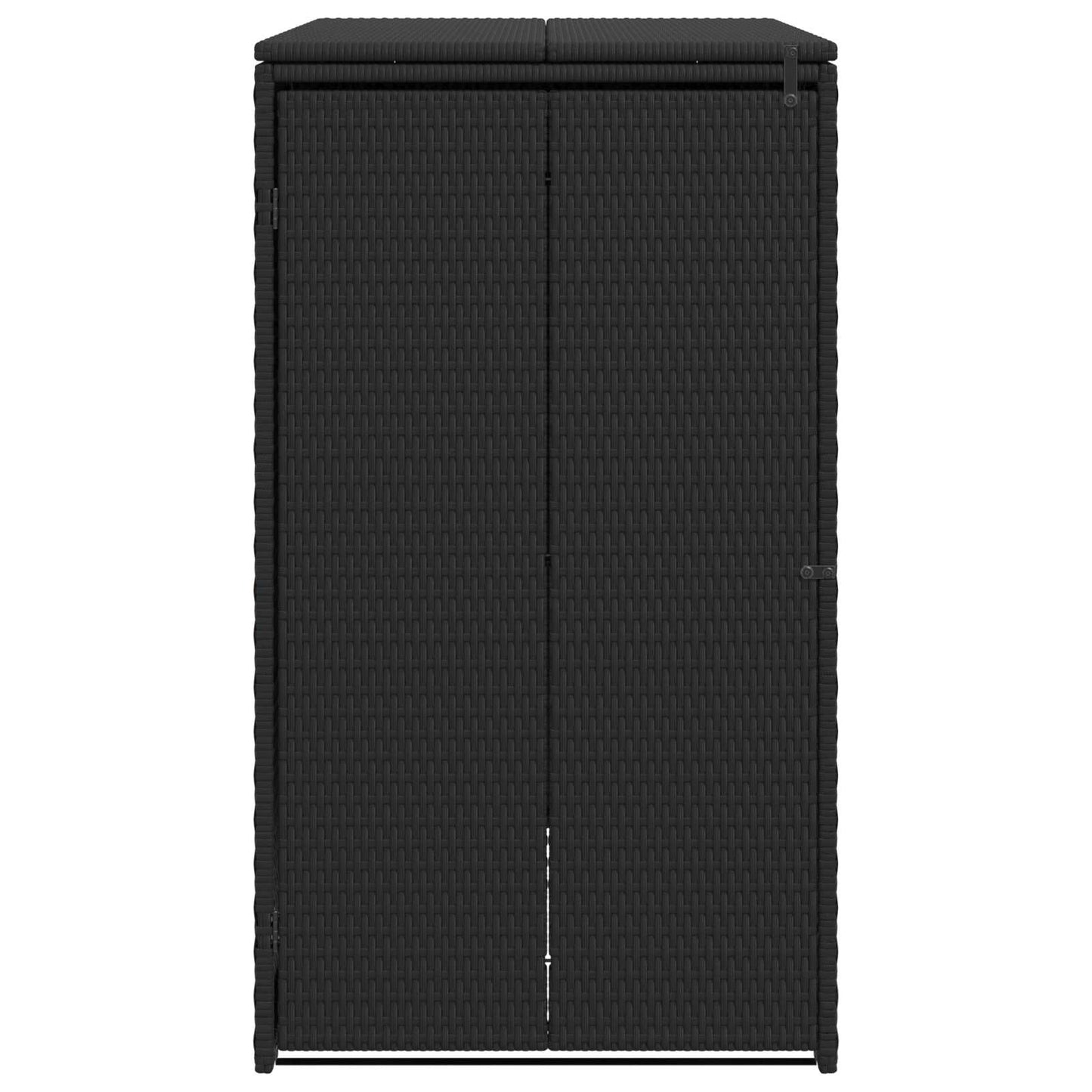 vidaXL Κουτί Κάδου Σκύλου Μαύρο 65 x 80 x 115 εκ. Πολυαιθυλένιο