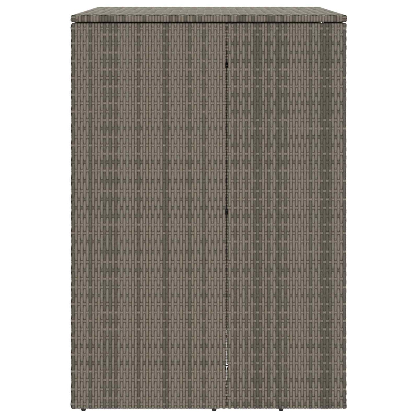 vidaXL Κουτί Κάδου Σκύλου Γκρι 65 x 80 x 115 εκ. Πολυαιθυλένιο