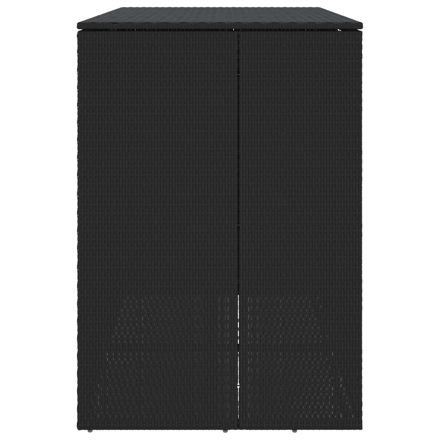 vidaXL Κουτί Κάδου Σκύλου 2 pcs Μαύρο 65 x 80 x 115 εκ. Πολυαιθυλένιο