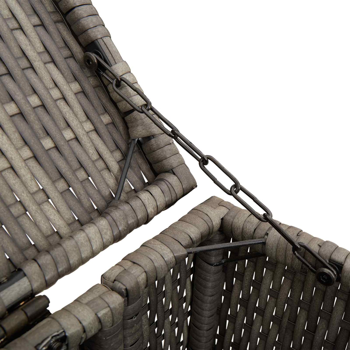 vidaXL Κουτί Κάδου Σκύλου 2 pcs Γκρι 65 x 80 x 115 εκ. Πολυαιθυλένιο