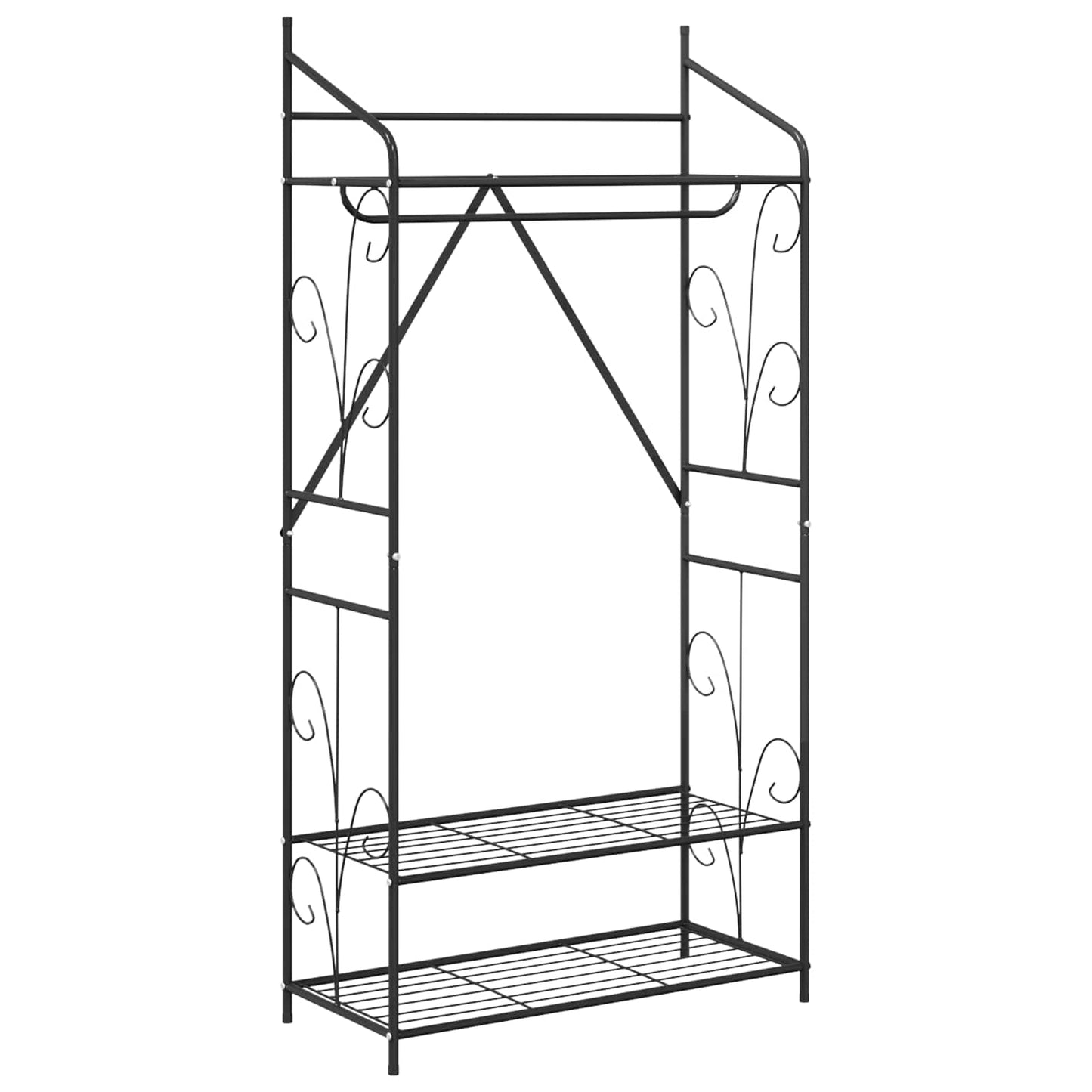 vidaXL Ανοιχτή Ντουλάπα Μονόχρωμο