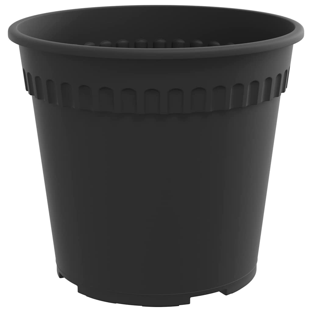 vidaXL Γλάστρες φυτών 6 pcs Μαύρο Ø 19 x 16 εκ Πλαστικό