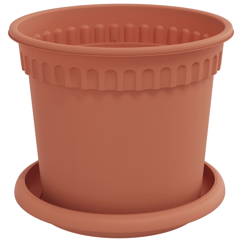 vidaXL Γλάστρες φυτών 24 pcs Κεραμιδί Ø 15 x 12 cm Πλαστικό