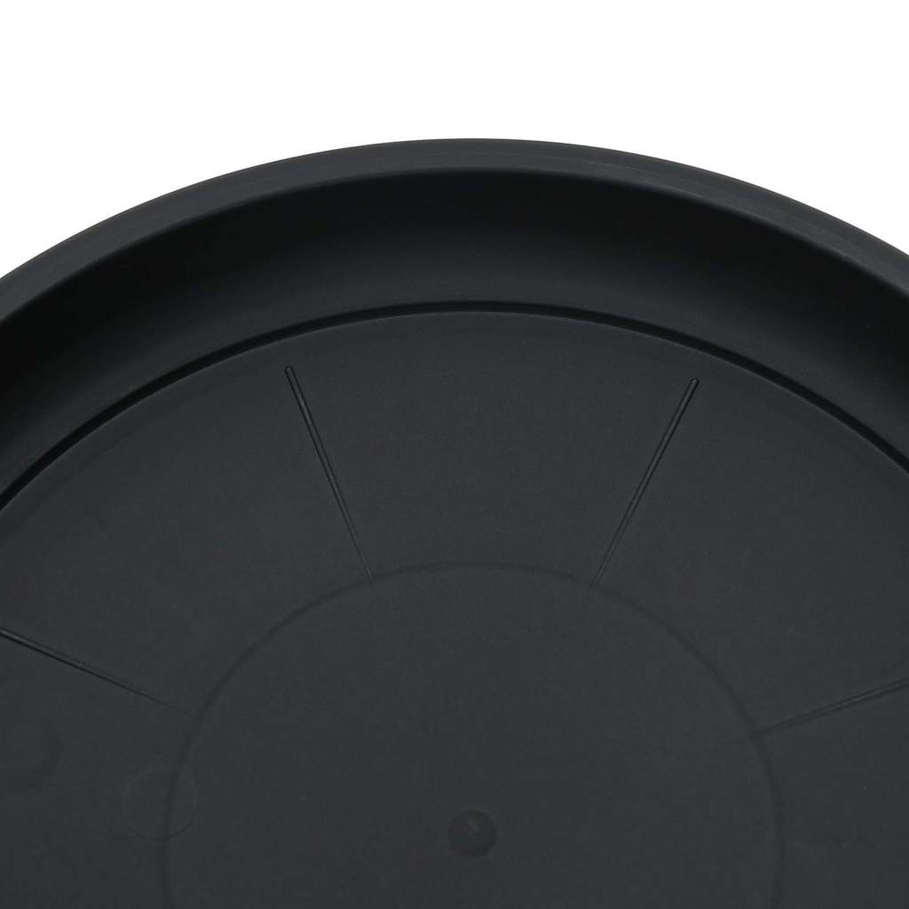 vidaXL Γλάστρες φυτών 24 pcs Μαύρο Ø 19 x 16 εκ Πλαστικό