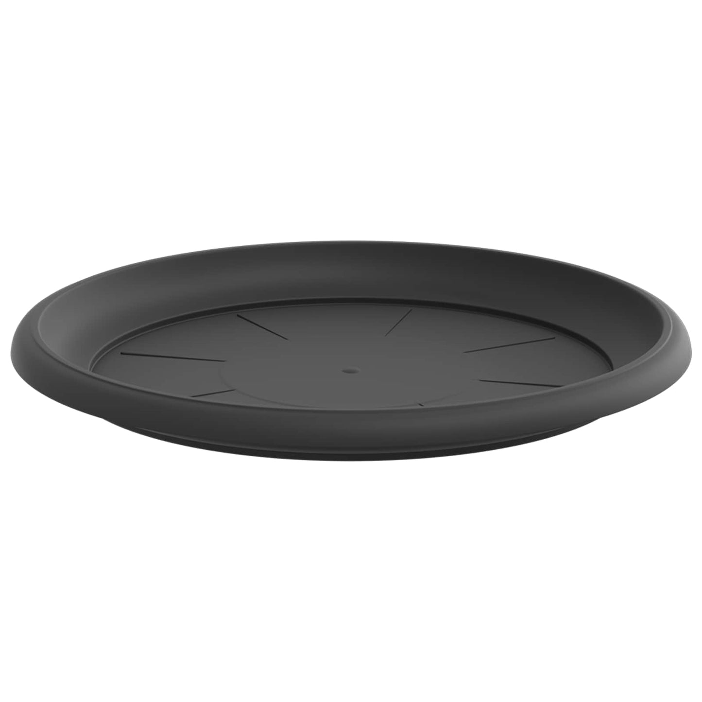 vidaXL Γλάστρες φυτών 6 pcs Μαύρο Ø 26 x 21.5 εκ Πλαστικό