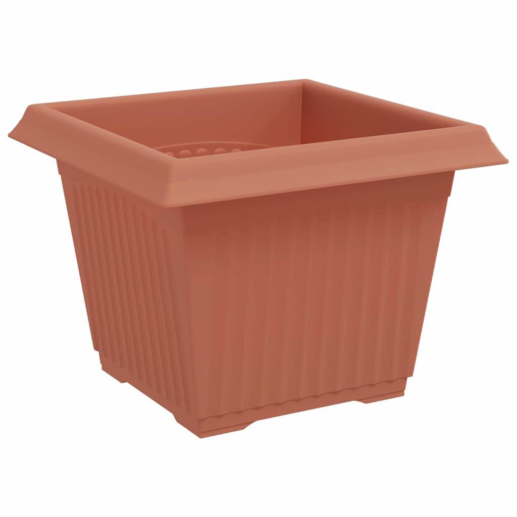 vidaXL Γλάστρες φυτών 6 pcs Κεραμιδί 23 x 23 x 17,5 εκ Πλαστικό