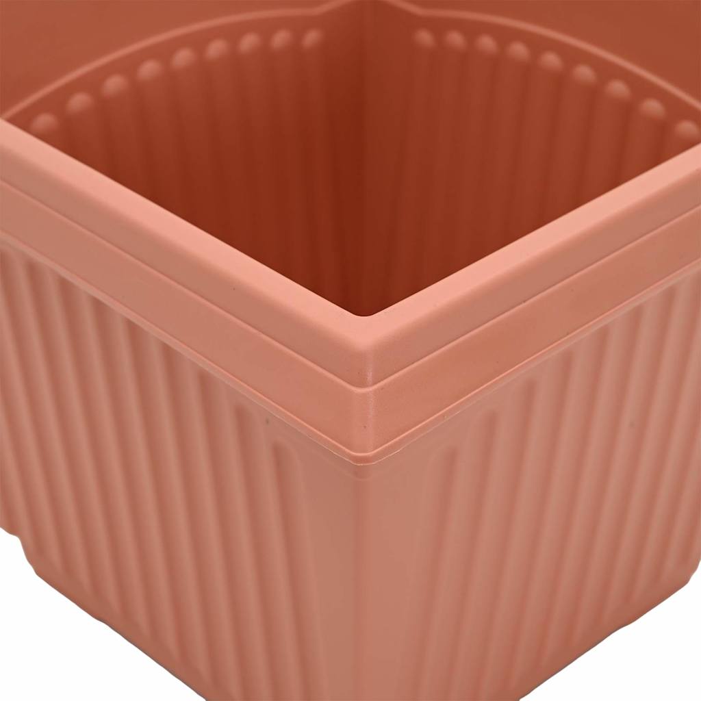 vidaXL Γλάστρες φυτών 24 pcs Κεραμιδί 28,5 x 28,5 x 22 εκ Πλαστικό