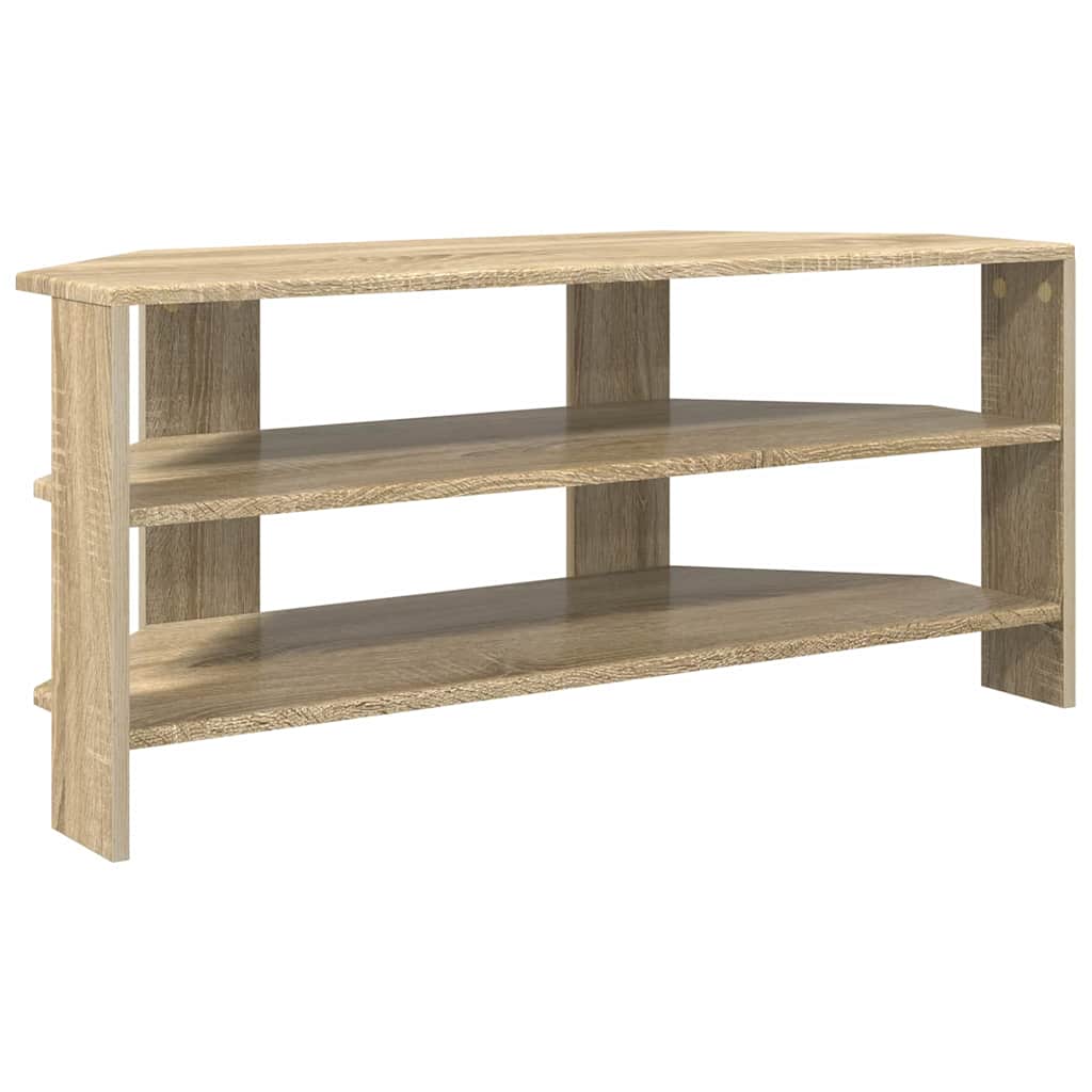 vidaXL ΓωνιακήΒάσηΤηλεόρασης 102x40,5x45εκ Δρύς Sonoma