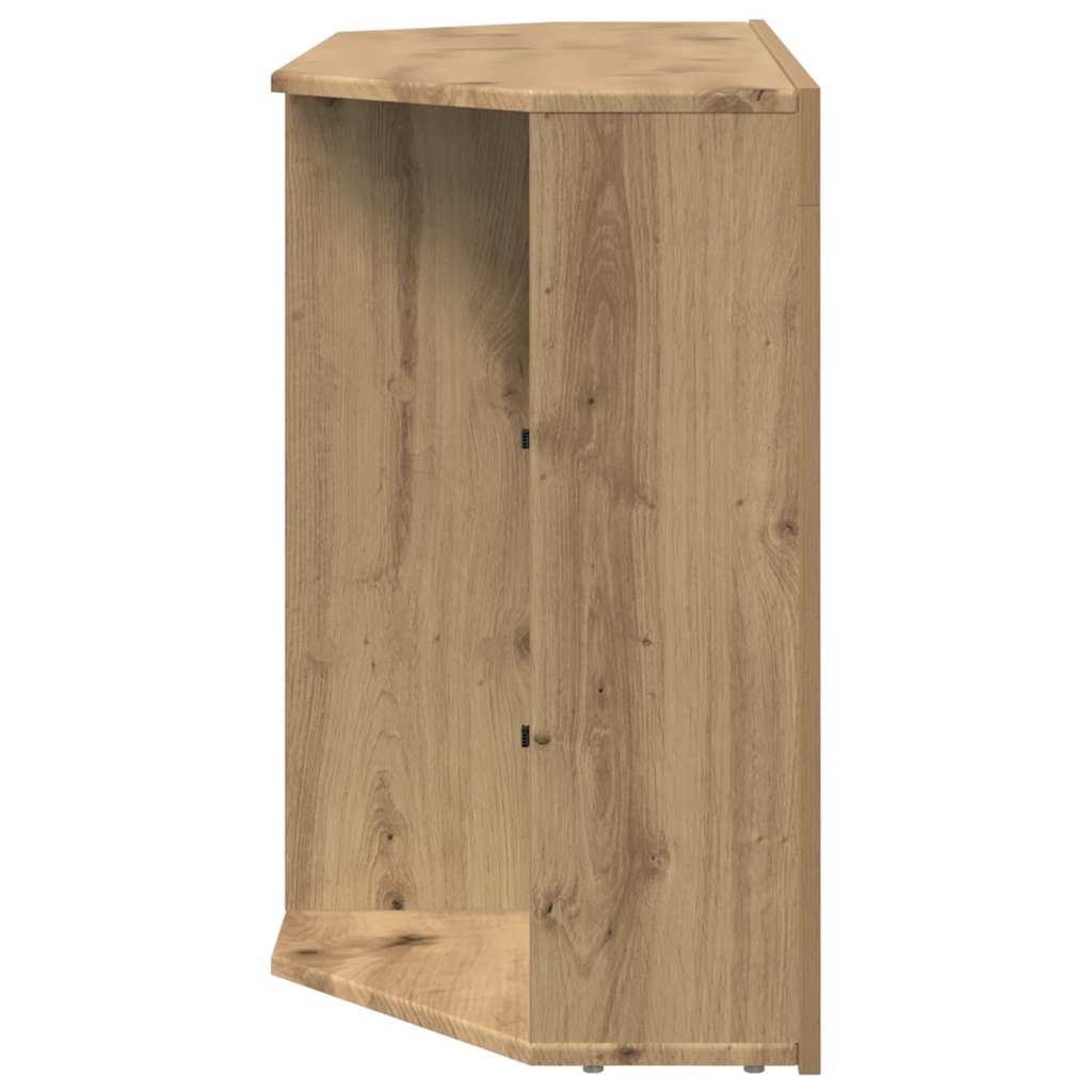 vidaXL Γωνιακός LED Τηλεοπτικός Κάμπινγκ 100x40x68εκ. Artisan Oak