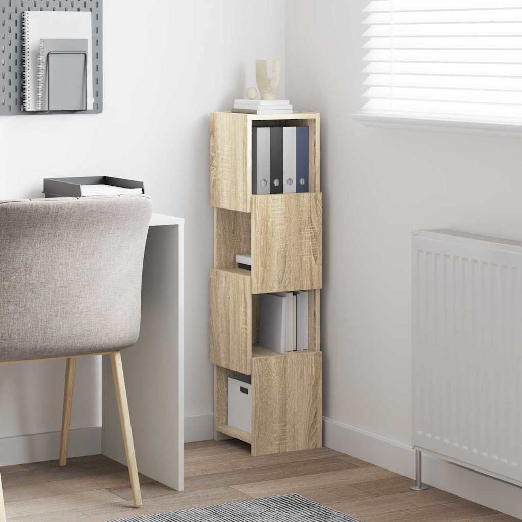 vidaXL Γωνιακό Ντουλάπι Δρύς Sonoma 25,5x25x102εκ Επεξεργασμένο ξύλο