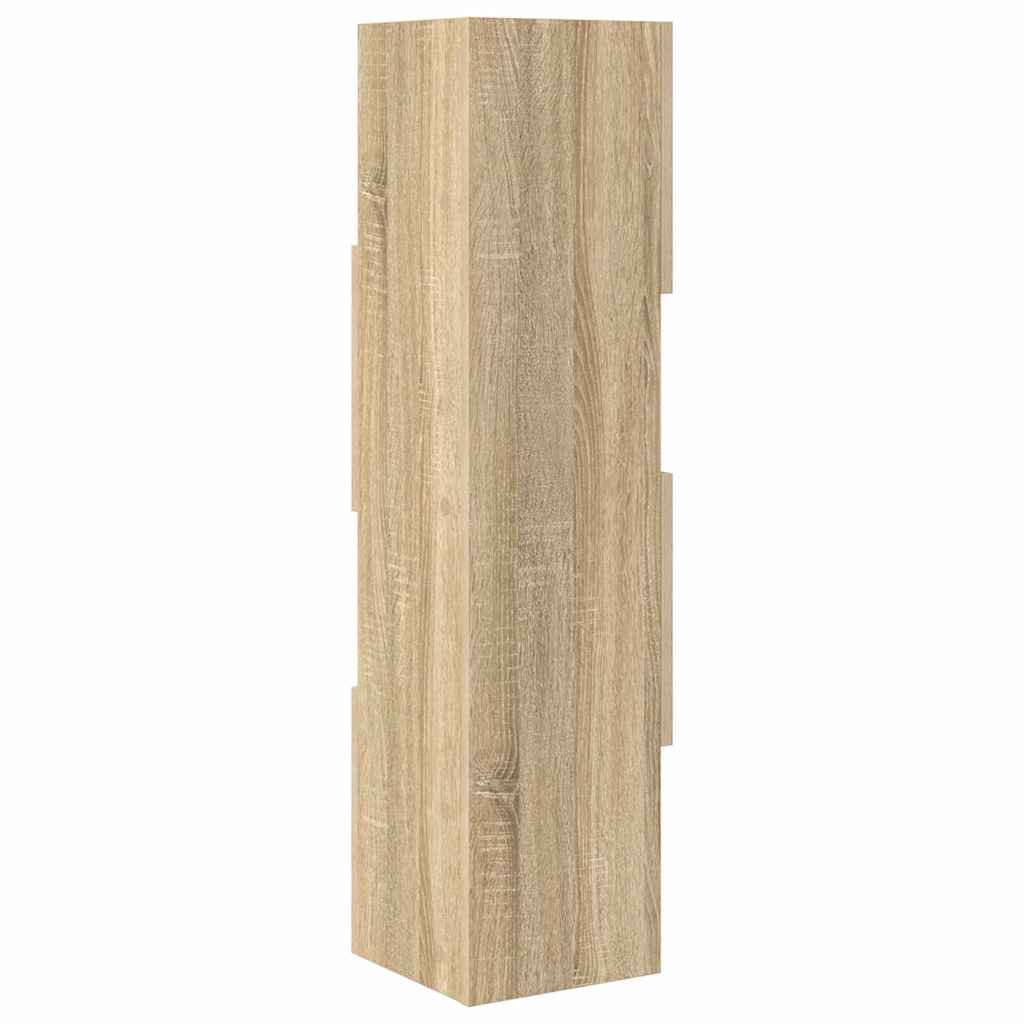 vidaXL Γωνιακό Ντουλάπι Δρύς Sonoma 25,5x25x102εκ Επεξεργασμένο ξύλο