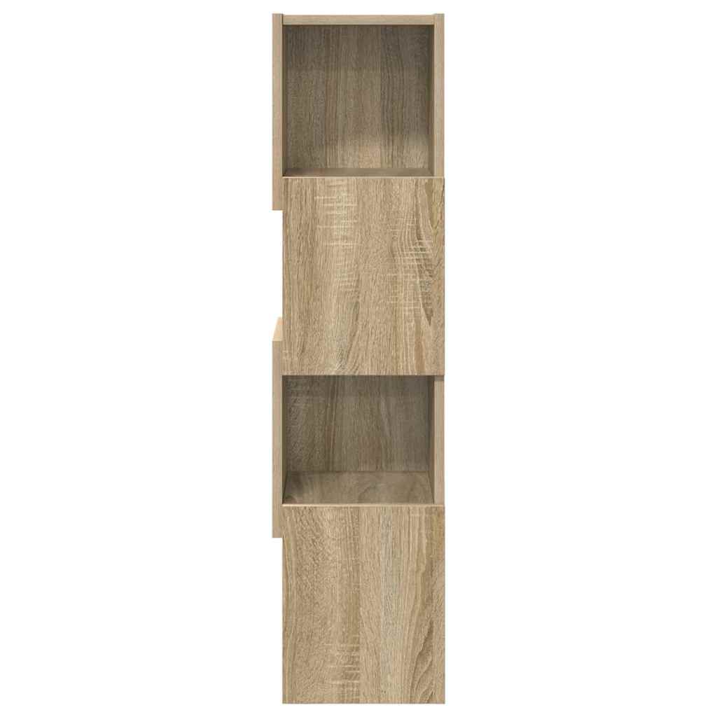 vidaXL Γωνιακό Ντουλάπι Δρύς Sonoma 25,5x25x102εκ Επεξεργασμένο ξύλο