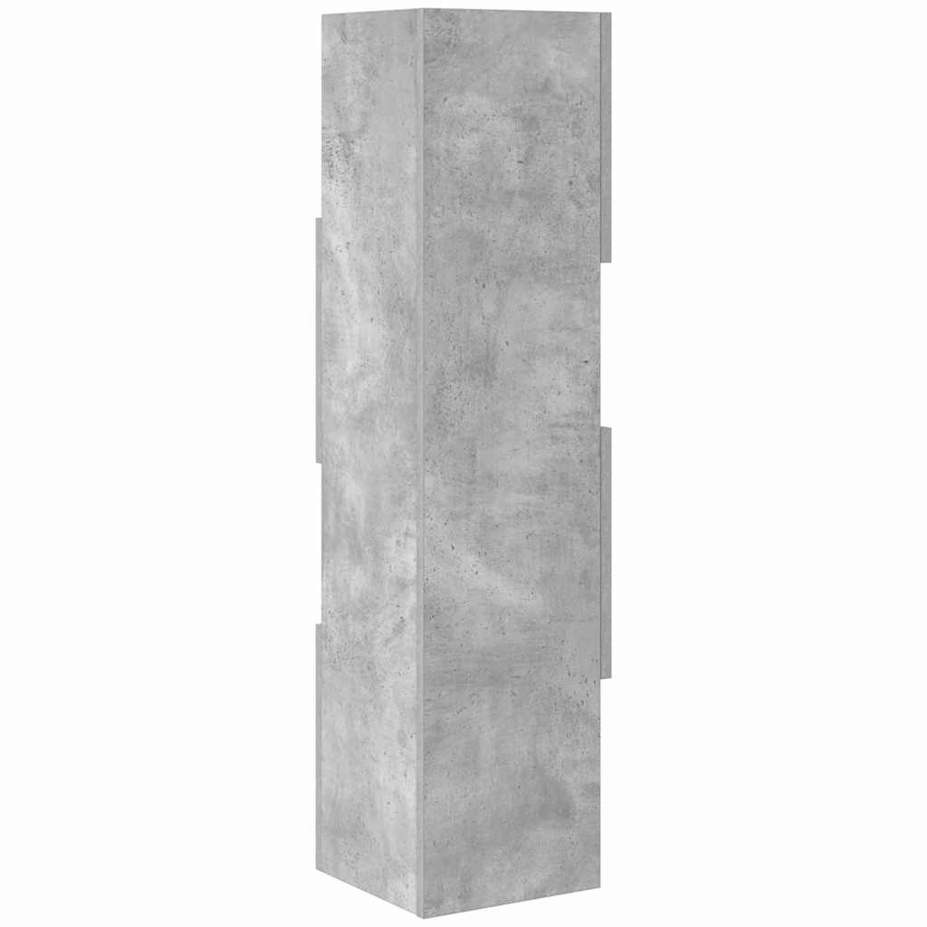 vidaXL Γωνιακό Ντουλάπι Σκυρόδεμα Γκρι 25,5x25x102εκ