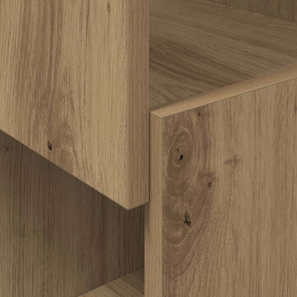 vidaXL Γωνιακό Ντουλάπι Artisan Oak 25,5x25x102εκ Επεξεργασμένο ξύλο