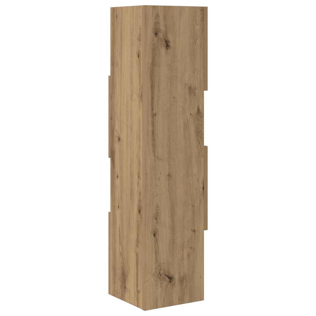 vidaXL Γωνιακό Ντουλάπι Artisan Oak 25,5x25x102εκ Επεξεργασμένο ξύλο