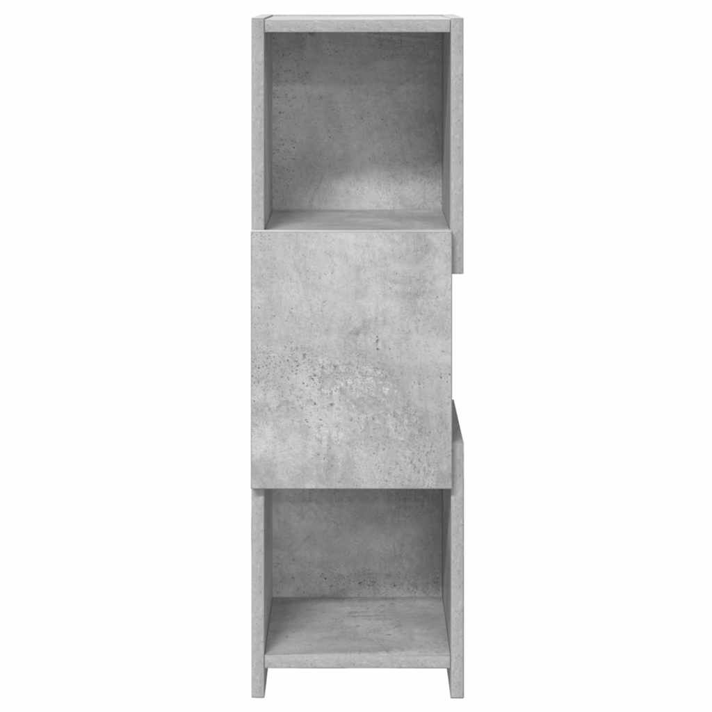 vidaXL Γωνιακό Ντουλάπι Σκυρόδεμα Γκρι 25,5x25x80εκ Επεξεργασμένο ξύλο