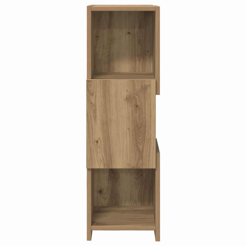 vidaXL Γωνιακό Ντουλάπι Artisan Oak 25,5x25x80εκ Επεξεργασμένο ξύλο