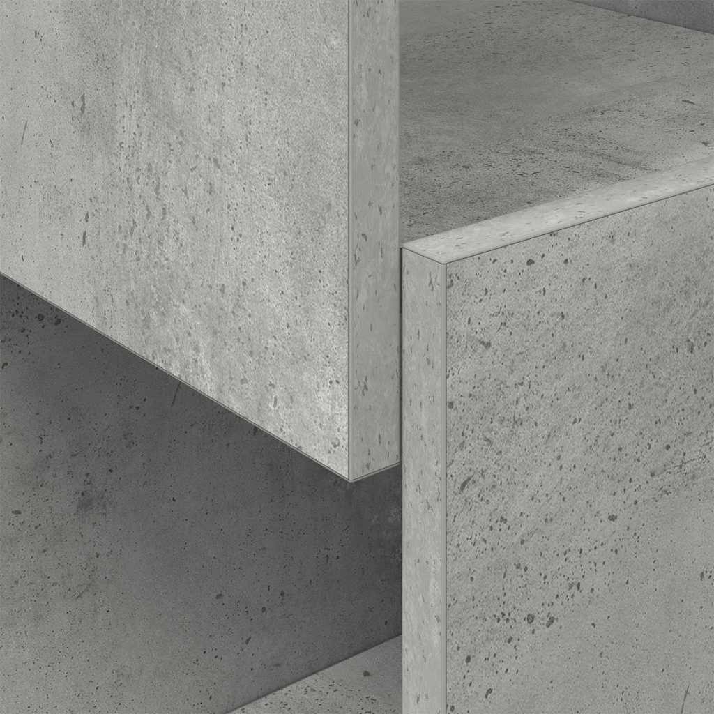 vidaXL Γωνιακό Ντουλάπι Σκυρόδεμα Γκρι 25,5x25x55εκ Επεξεργασμένο ξύλο