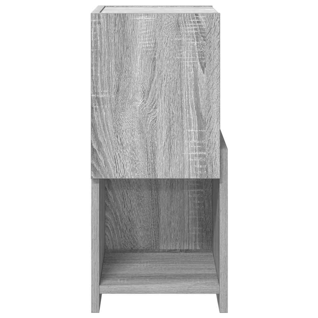 vidaXL Γωνιακό Ντουλάπι Γκρίζο Σονομα 25,5x25x55εκ Επεξεργασμένο ξύλο