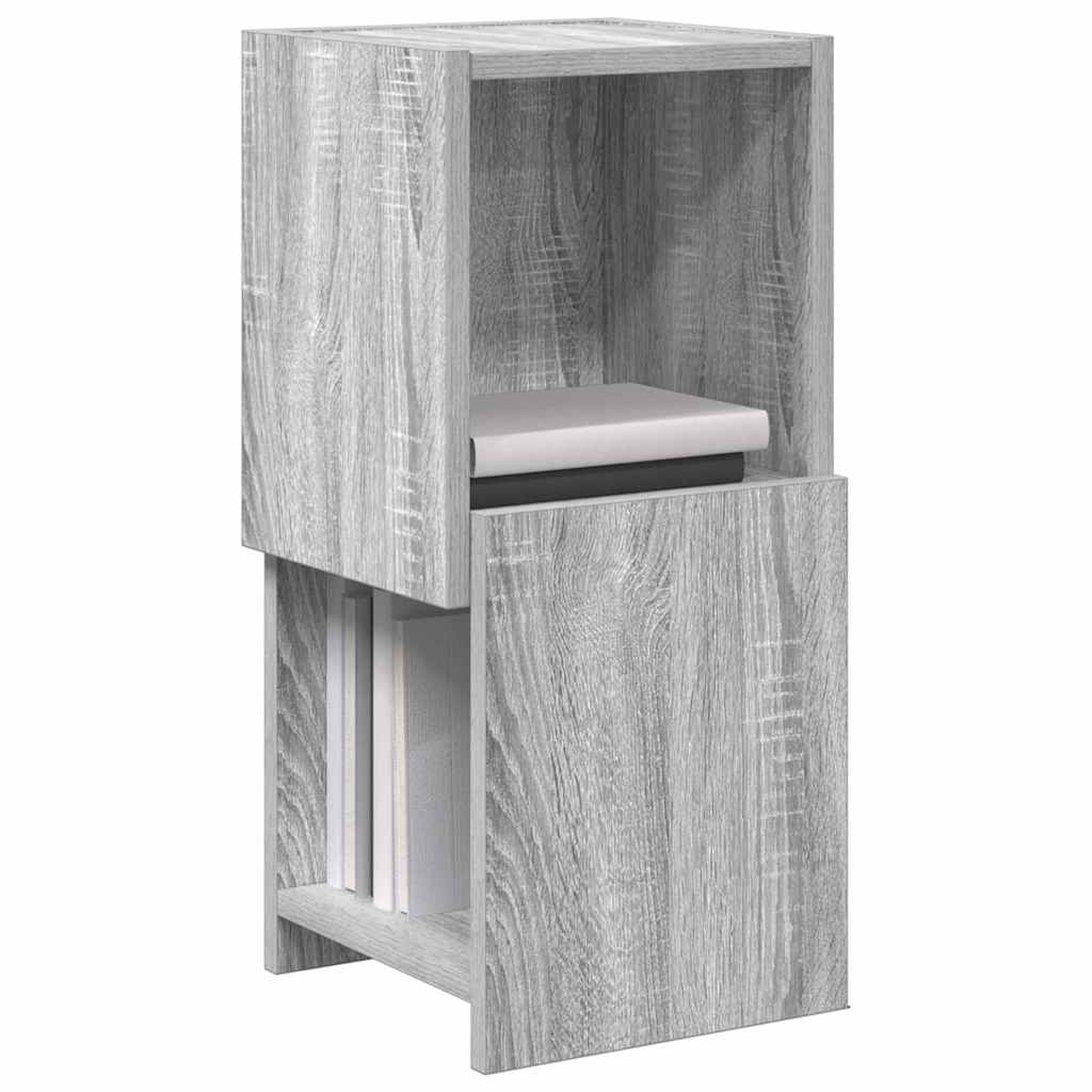 vidaXL Γωνιακό Ντουλάπι Γκρίζο Σονομα 25,5x25x55εκ Επεξεργασμένο ξύλο